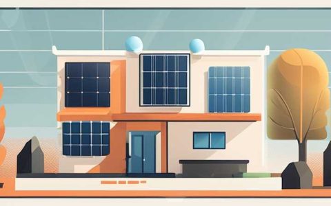 What are the solar panels installed on the house called?