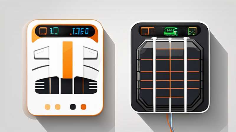 How to use a tire pressure display solar panel