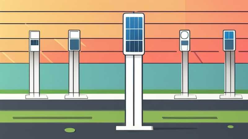 How many meters is the solar integrated street light