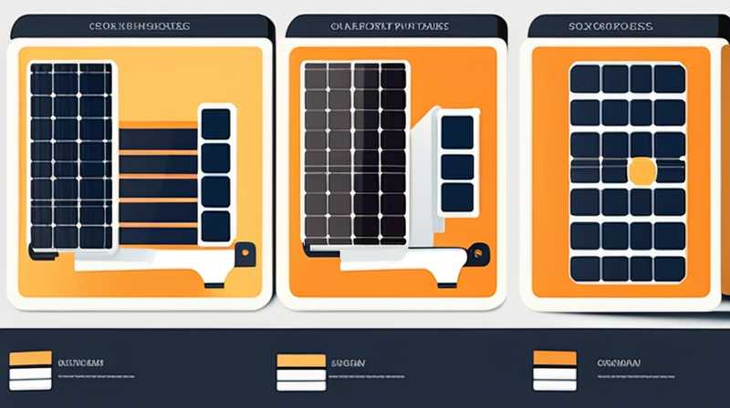 How many watts are suitable for 6 solar panels?