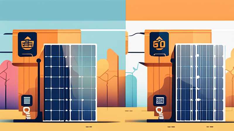 How solar panels store batteries