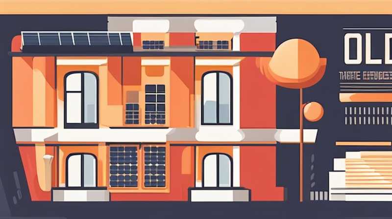 How to use solar energy in old buildings