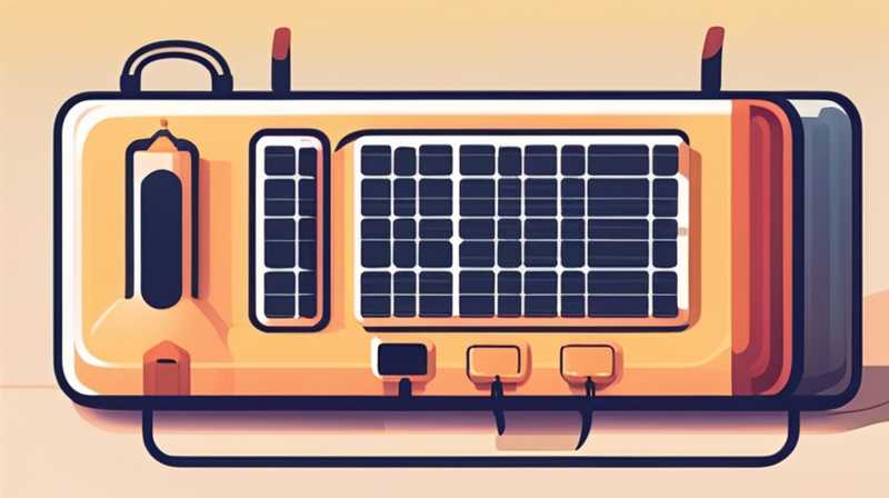 How to use the solar charging pack