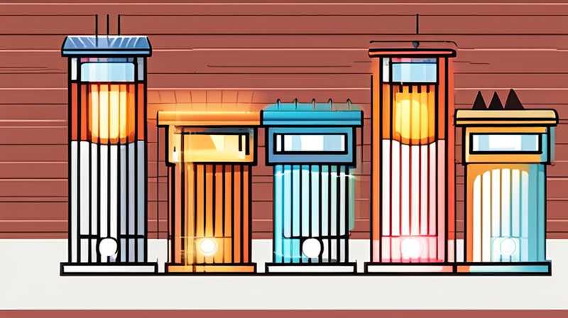 How to measure the size of solar gate post lights