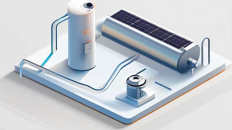 How to connect a self-priming pump to a solar pipe