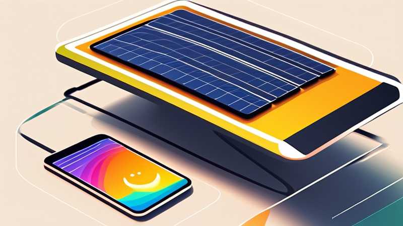 How much power can a 21w solar panel charge a mobile phone