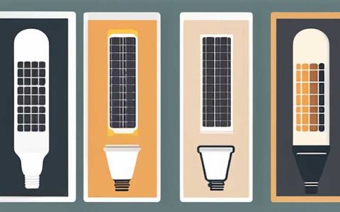 What kind of lamp is used for household solar power generation