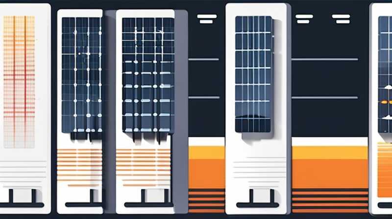 How to adjust the temperature of hanging solar panels