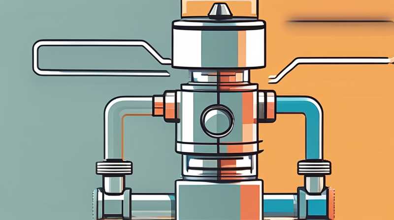 How to install angle valve for solar energy