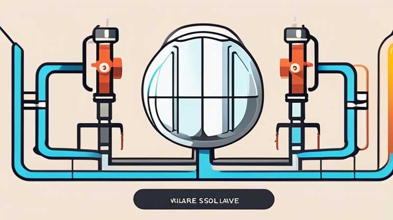 How to deflate a solar valve