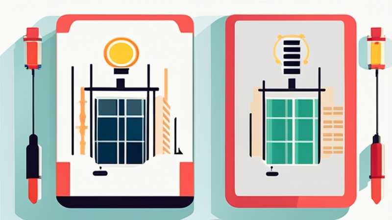 How to check the power level of solar lights