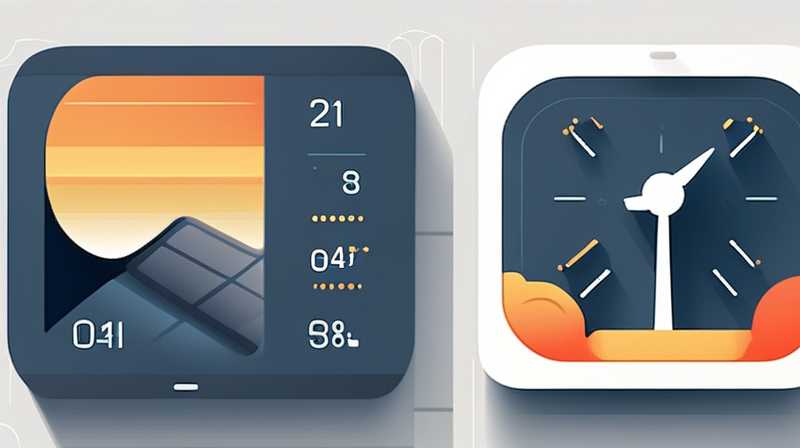 How to adjust the temperature in solar smart mode