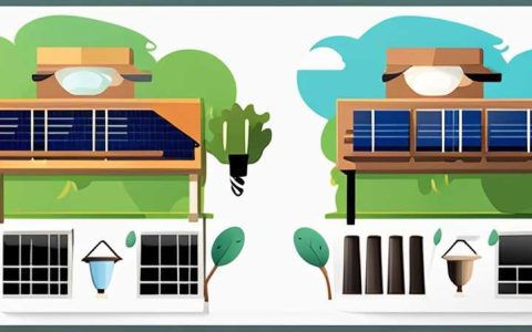 How to install split solar lights in the garden