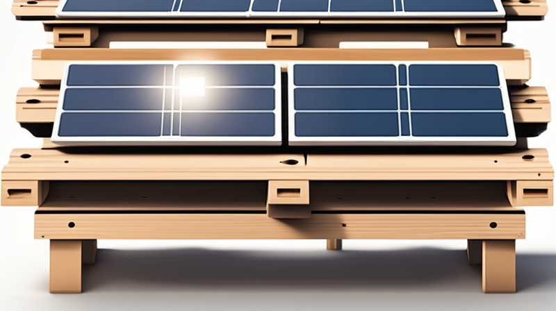 How to install solar panels on pallets