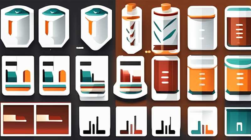 ¿Qué proporción de tipos de baterías de almacenamiento de energía