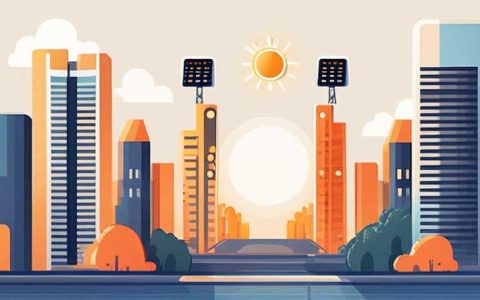 What kind of solar energy is suitable for high-rise buildings?