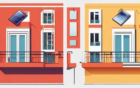 How to attach solar panels to the balcony