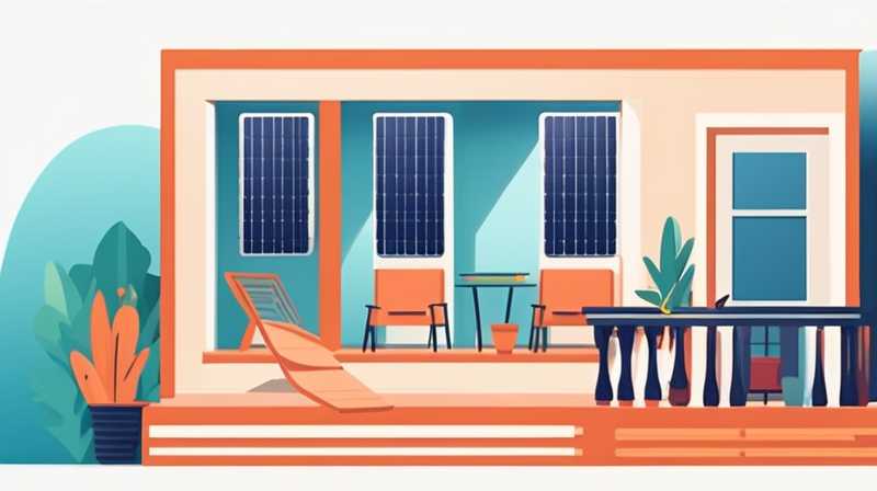 How to decorate a balcony with solar energy