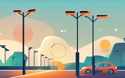 What does the digital display of solar street lights mean?