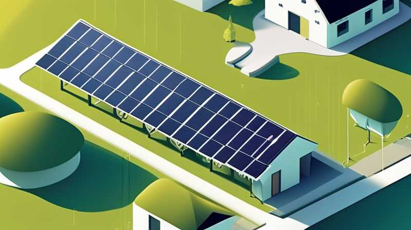 How much solar energy can be installed on 5 acres of land?