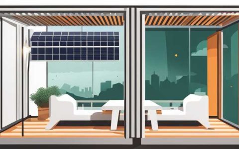 How to transform the solar energy of open-air balcony