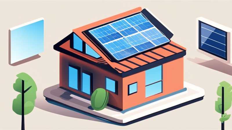 How to use solar energy to generate electricity on the roof