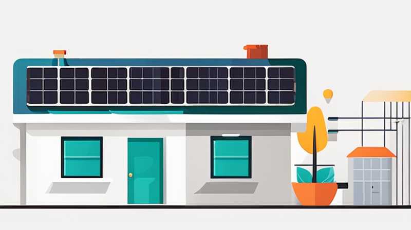 How to hang solar energy in the house