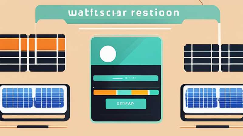 How many watts does a solar power station require?