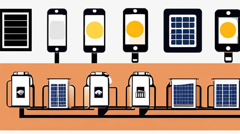 How to convert charging lamp to solar energy