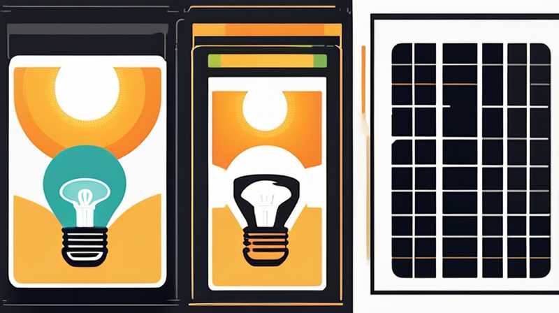 How to connect a 25w light bulb to a solar panel