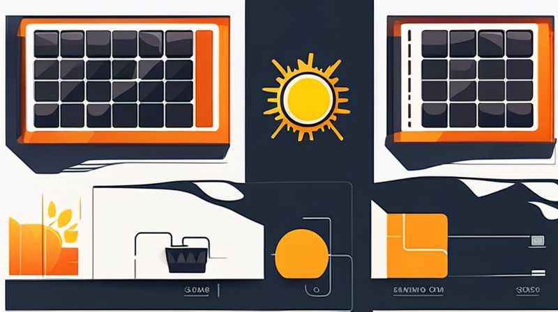 Why is the solar panel generating low power?