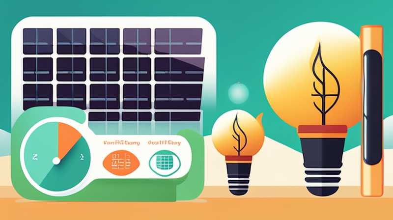 How to calculate solar energy utilization efficiency