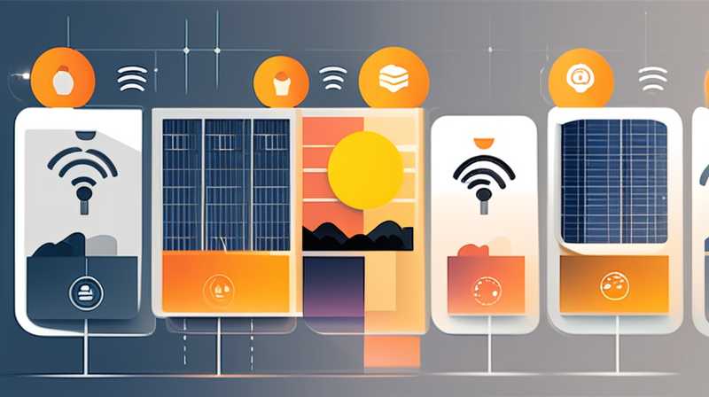 How to connect solar energy to wifi