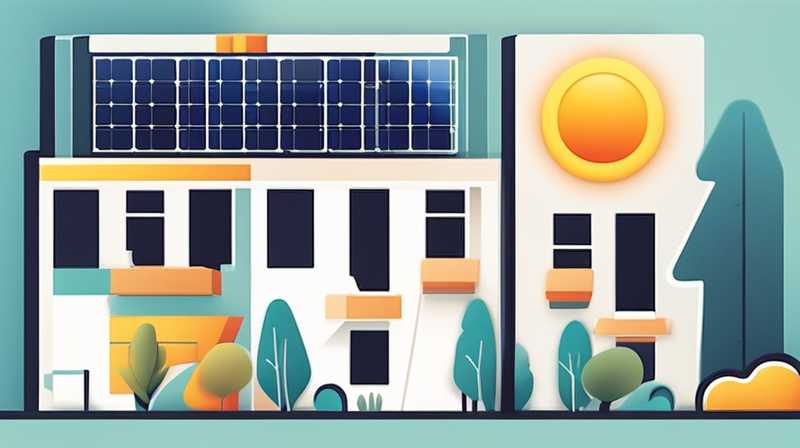 How to use the solar energy provided by commercial housing