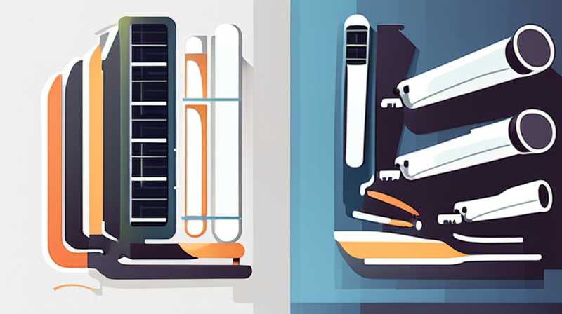 How to install and disassemble solar tubes