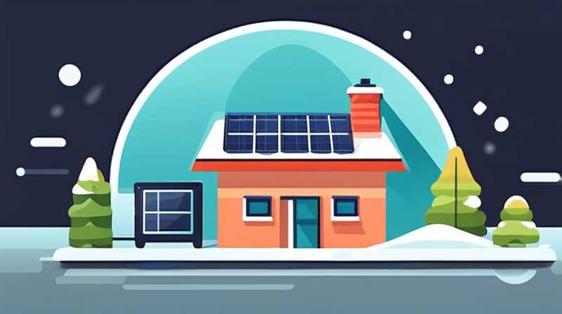 How to prevent freezing of solar energy below freezing point