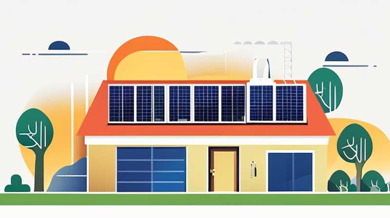 How many watts does it take to install solar energy?