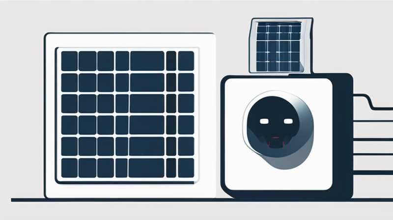 How to connect a home solar power plug