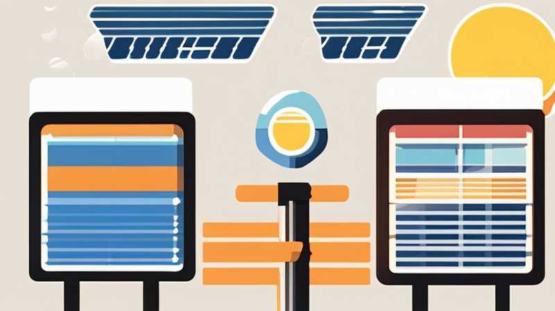 Why is the white strip of the solar light shining?