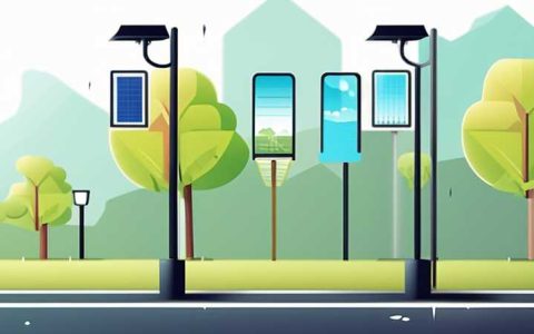 How to connect the solar street light in front