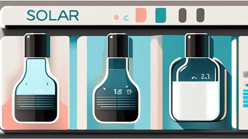 How many liters does a solar 13 tube