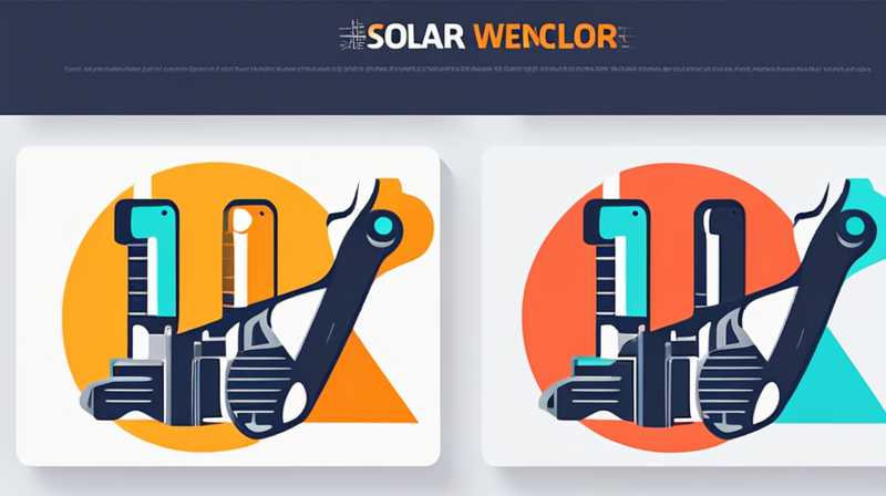 How to use a solar wrench