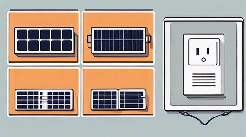 How to store electricity in solar panels