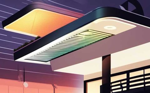 How to hang solar light strips on the balcony