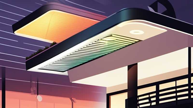 How to hang solar light strips on the balcony