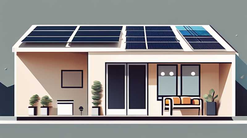 How to place solar energy on the balcony with pipes