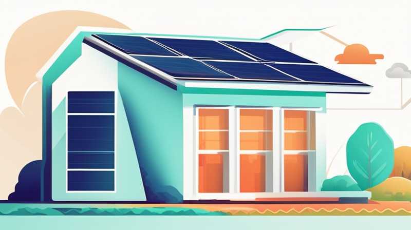 How to fix solar energy in a pointed roof house