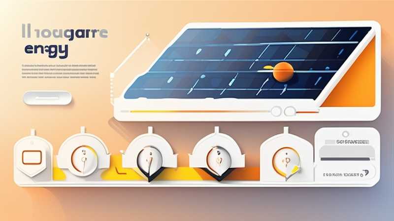 How to measure solar energy in W