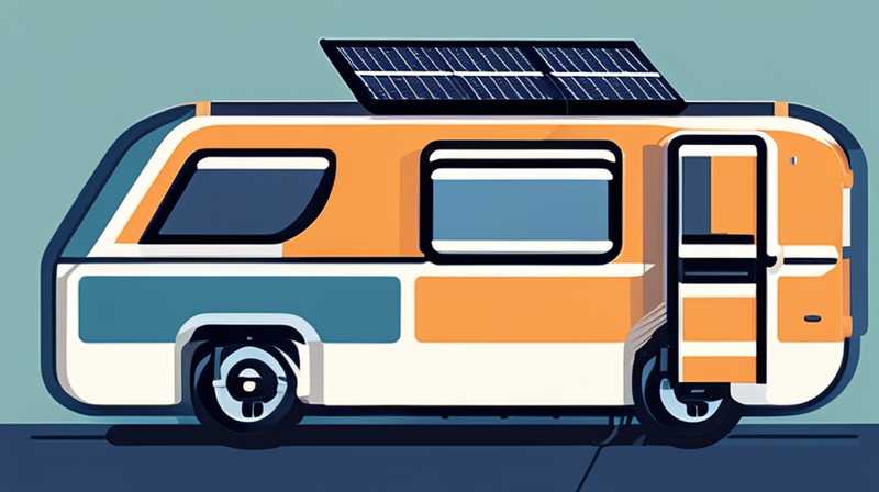 How to turn on the heating in a solar RV