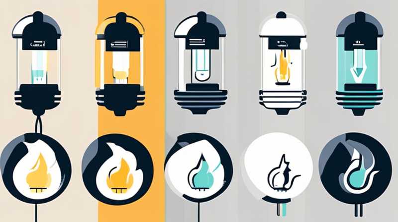 What kind of bulbs can be used for solar lights